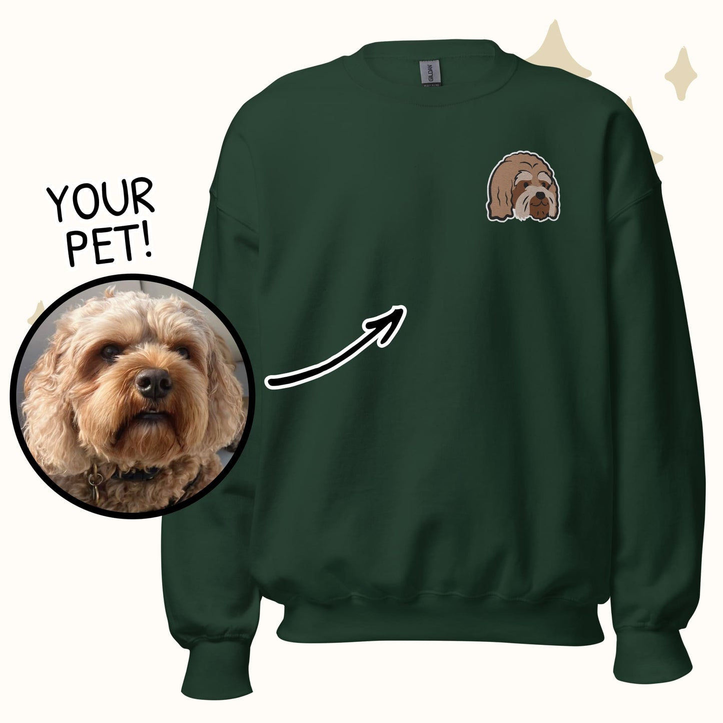 Custom Embroidered Heavy-Blend Unisex Sweatshirt