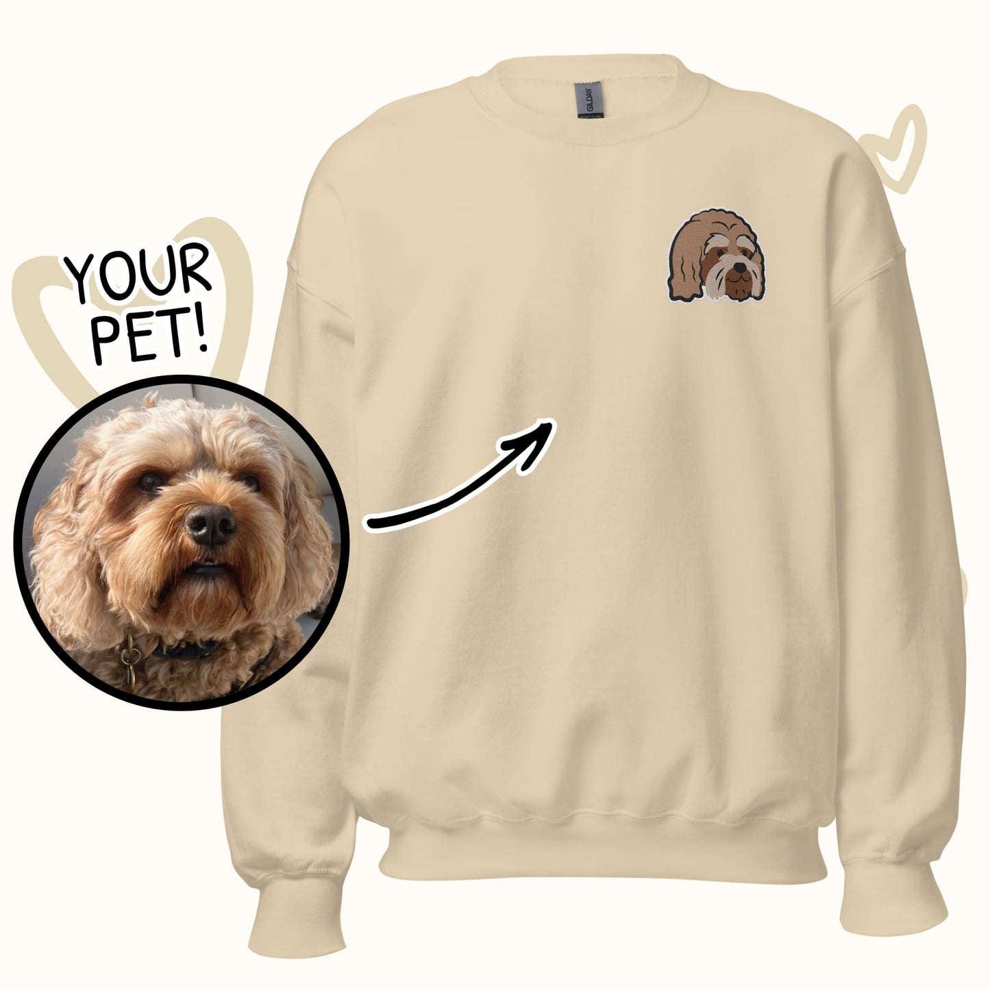 Custom Embroidered Heavy-Blend Unisex Sweatshirt