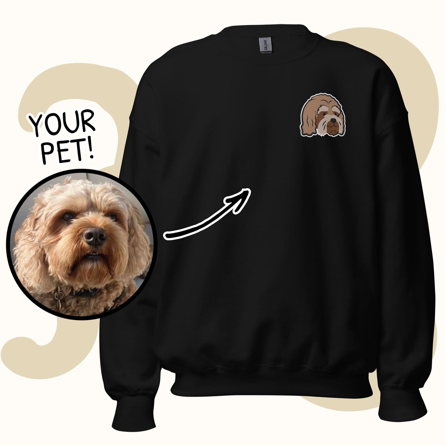 Custom Embroidered Heavy-Blend Unisex Sweatshirt