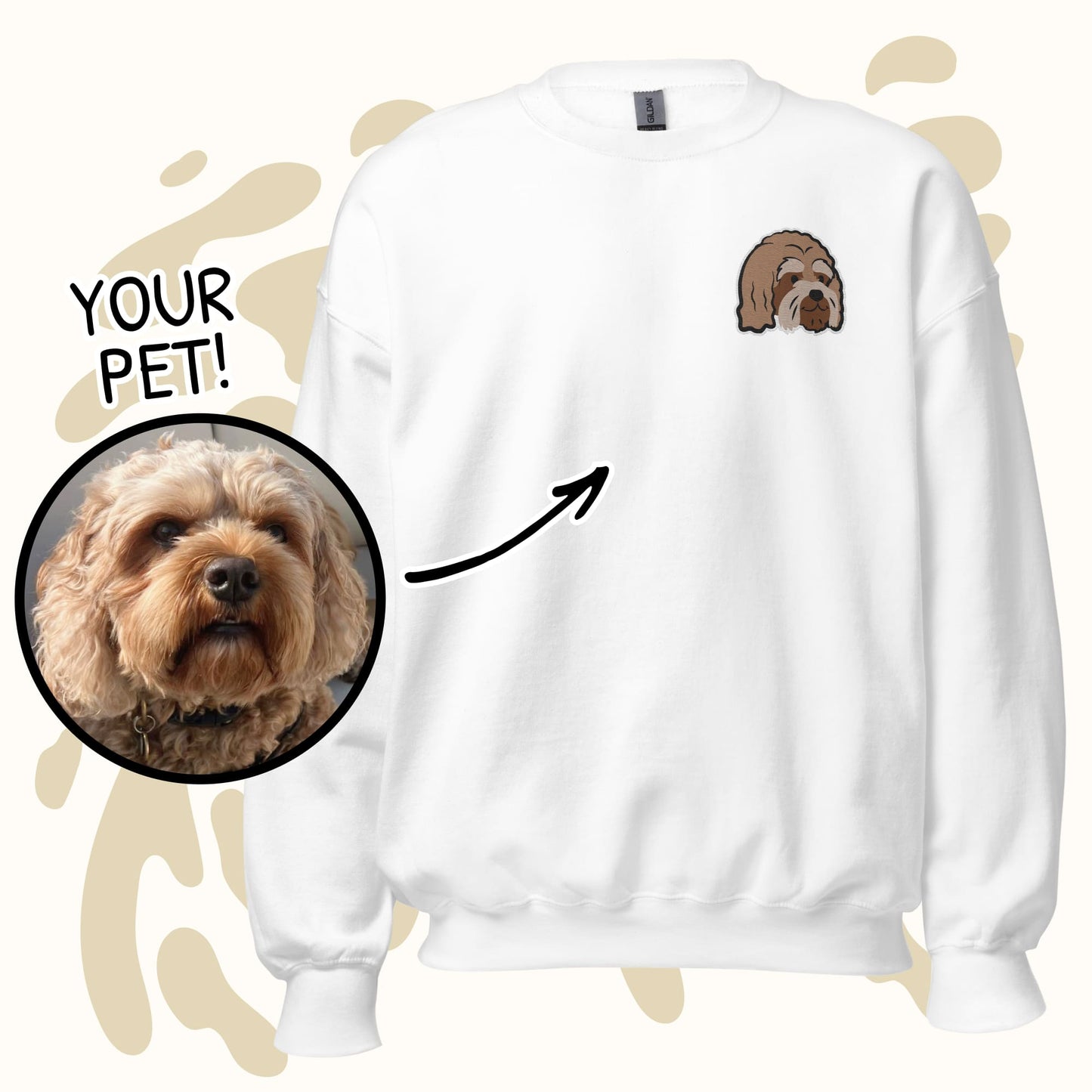 Custom Embroidered Heavy-Blend Unisex Sweatshirt
