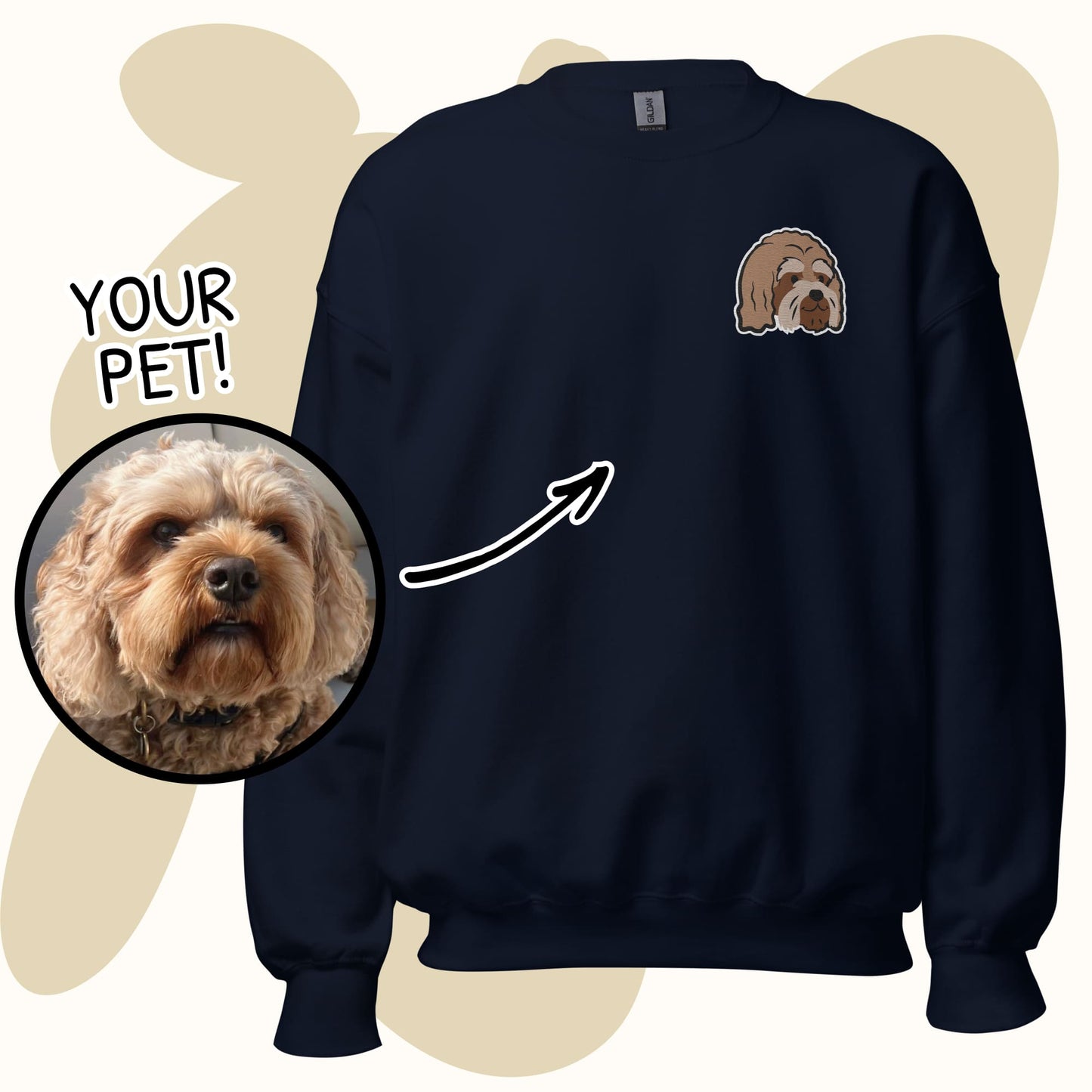 Custom Embroidered Heavy-Blend Unisex Sweatshirt