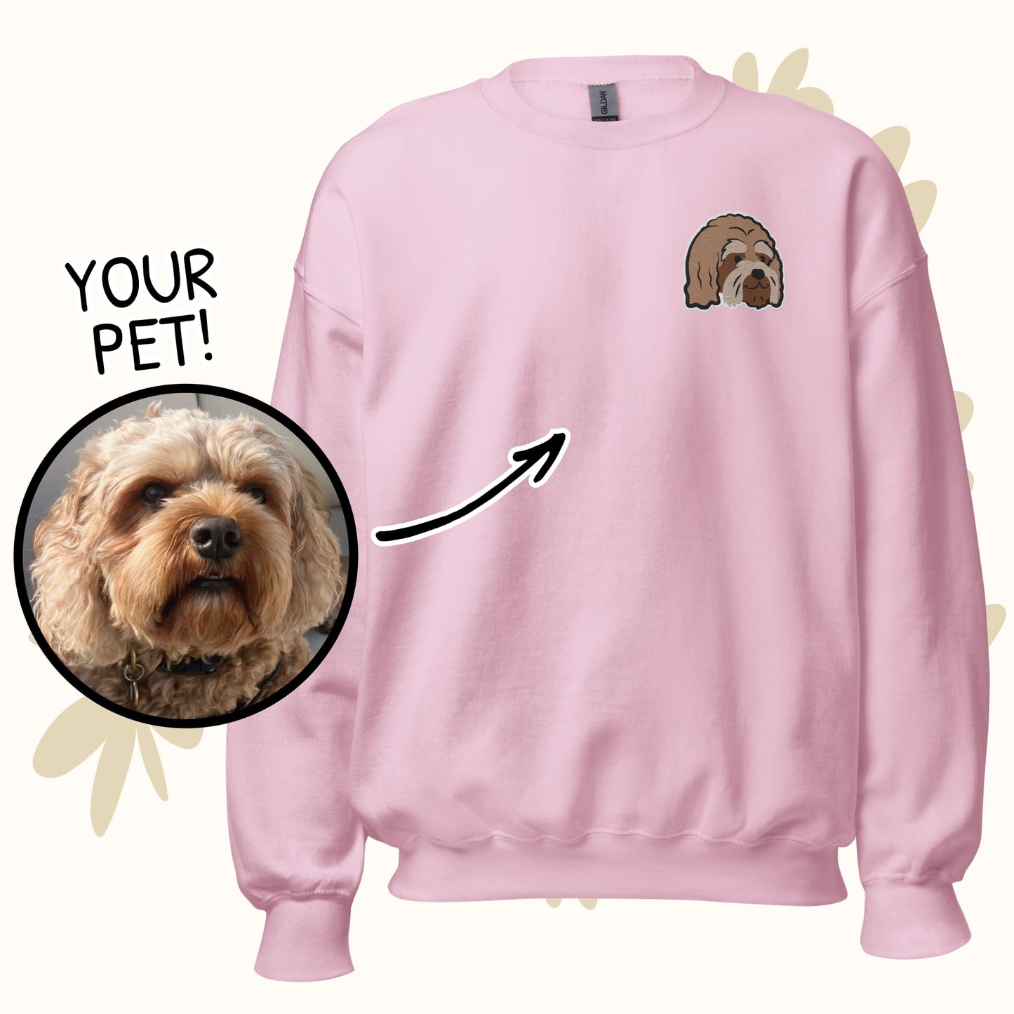 Custom Embroidered Heavy-Blend Unisex Sweatshirt