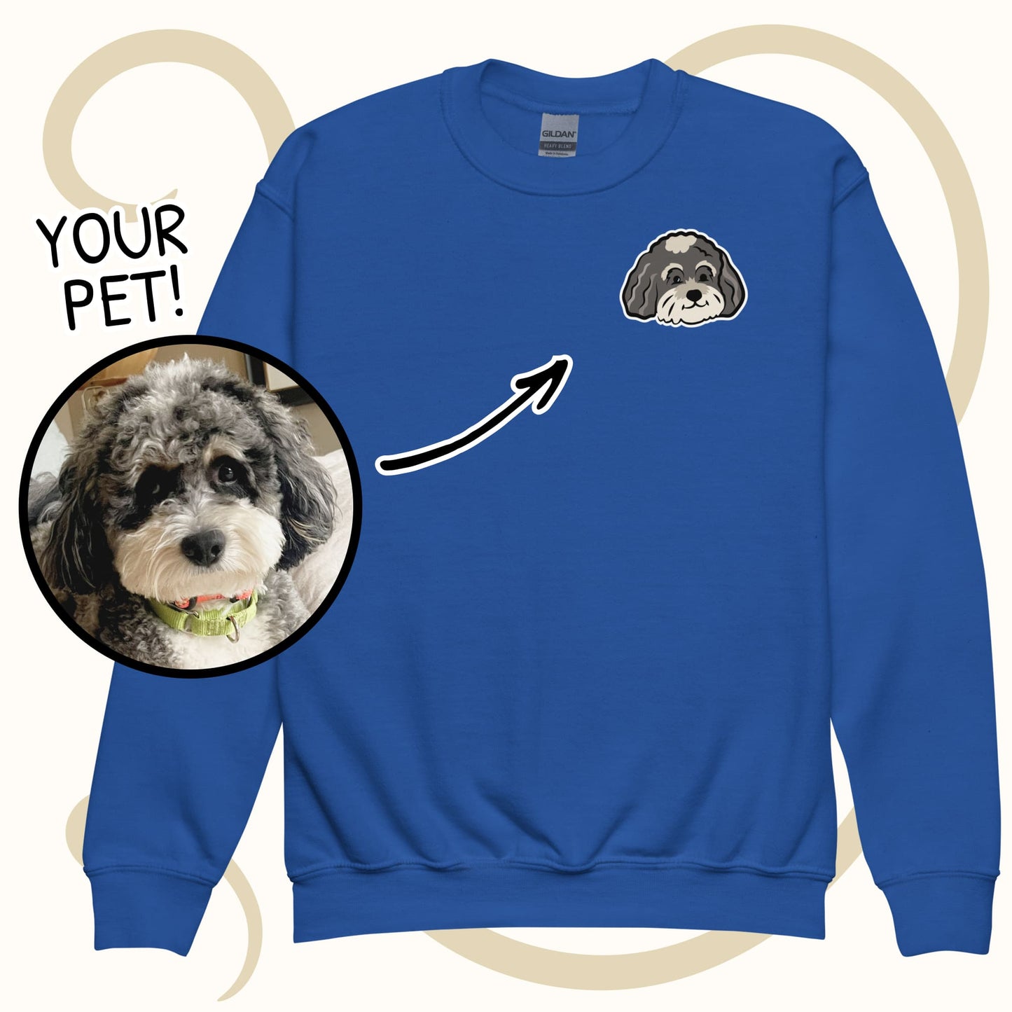 Custom Kids Soft Sweatshirt