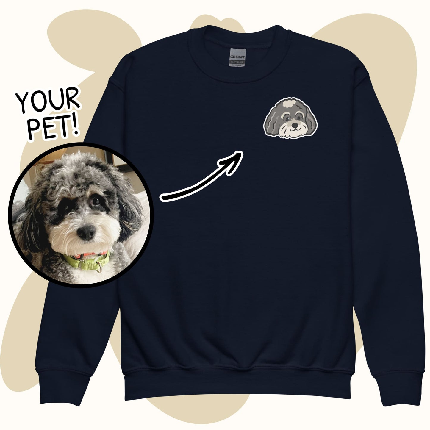 Custom Kids Soft Sweatshirt