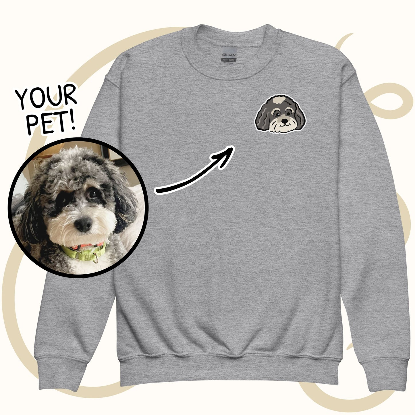 Custom Kids Soft Sweatshirt