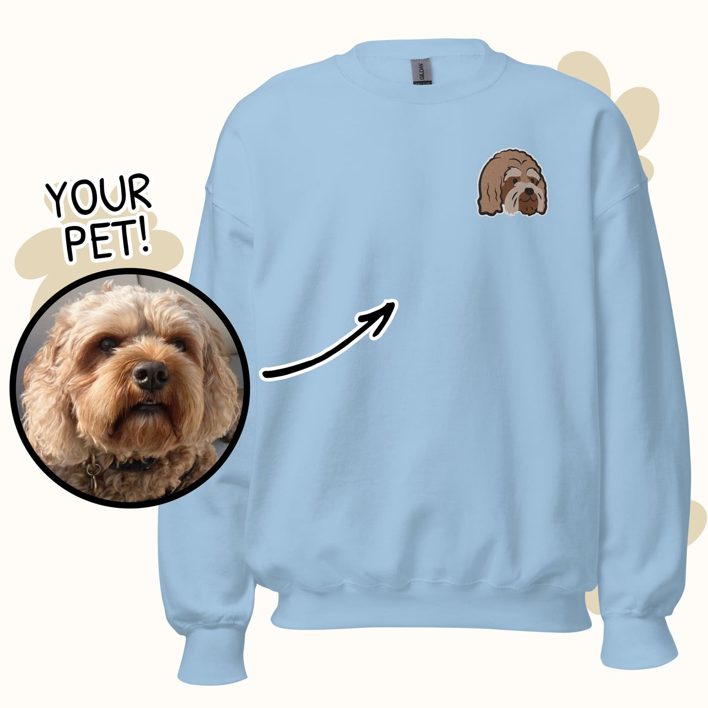 Custom Embroidered Heavy-Blend Unisex Sweatshirt