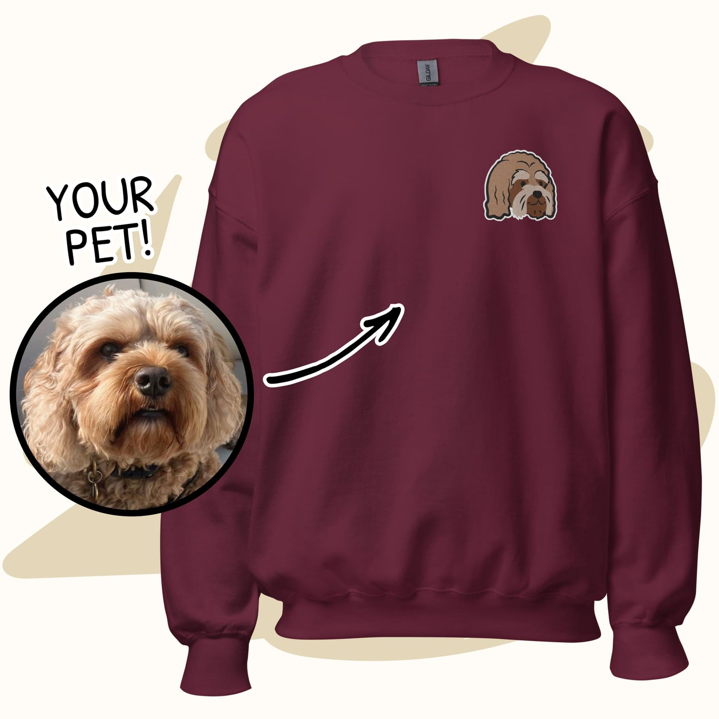 Custom Embroidered Heavy-Blend Unisex Sweatshirt