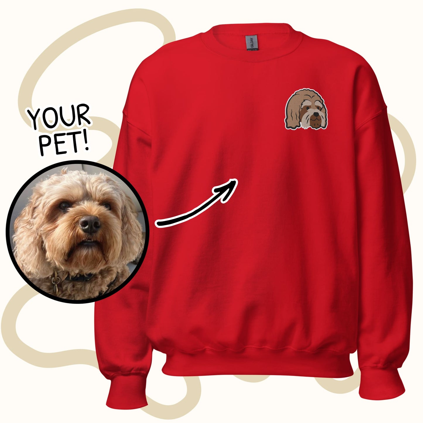 Custom Embroidered Heavy-Blend Unisex Sweatshirt