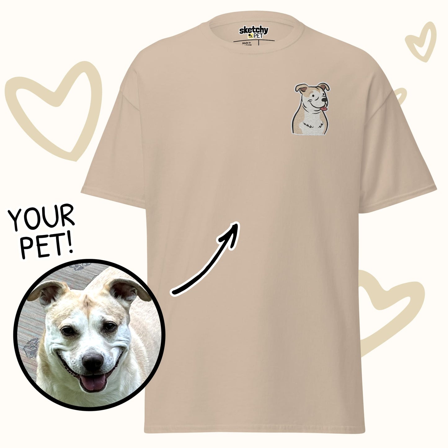 Custom Embroidered Unisex T-shirt