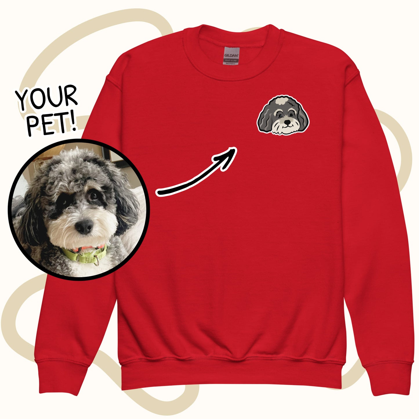 Custom Kids Soft Sweatshirt