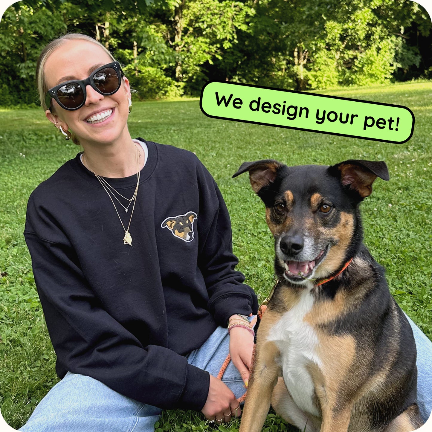 Bundle: Custom Embroidered Heavy-Blend Unisex Sweatshirt & "Vintage" Baseball Hat