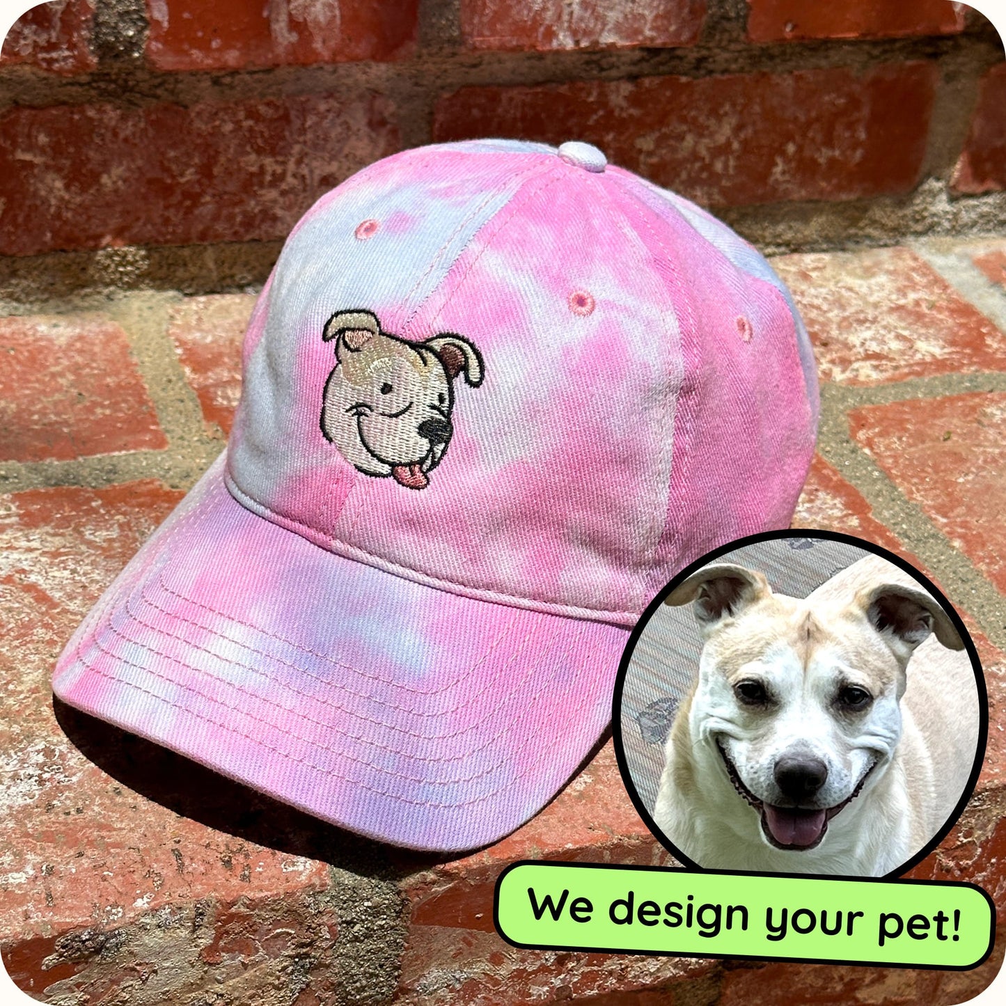 Custom Embroidered "Tie Dye" Baseball Hat
